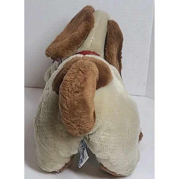 Vintage Animal Playthings 1986 Kennel Club Plush Dog Basset Hound Dog 13" - Picture 3 of 10